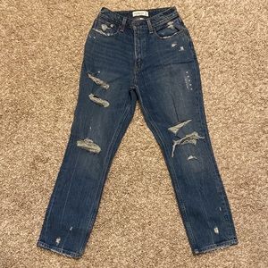 Abercrombie and Fitch High Rise Mom Jean Curve Love